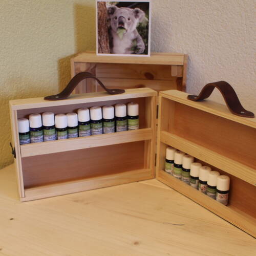 Grand coffret pour huiles essentielles