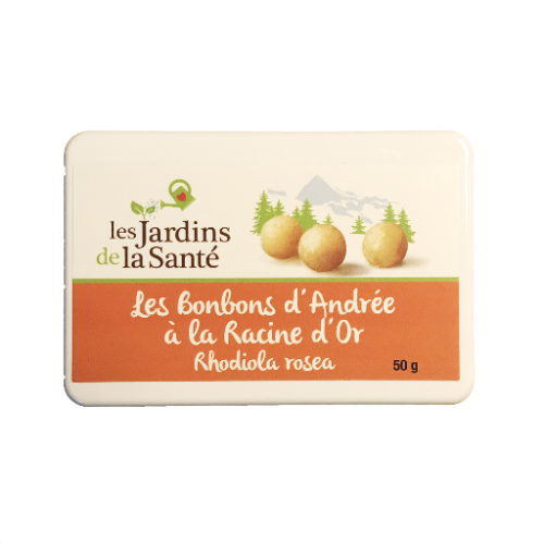 Les bonbons d’Andrée à la Racine d’Or (Rhodiola Rosea) 50 gr