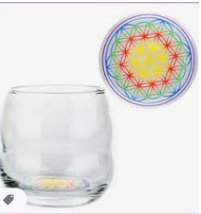 verre Mythos  fleur de vie Happy 0.25L